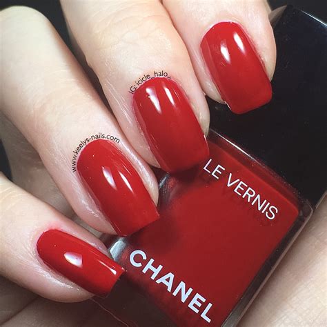 chanel red nail varnish